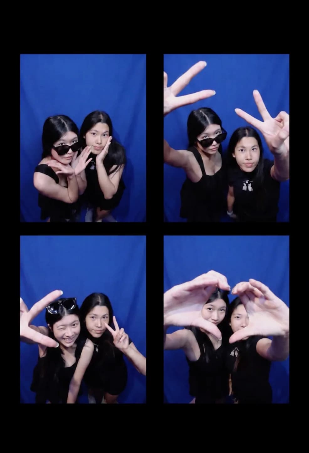 Korean style photo strip