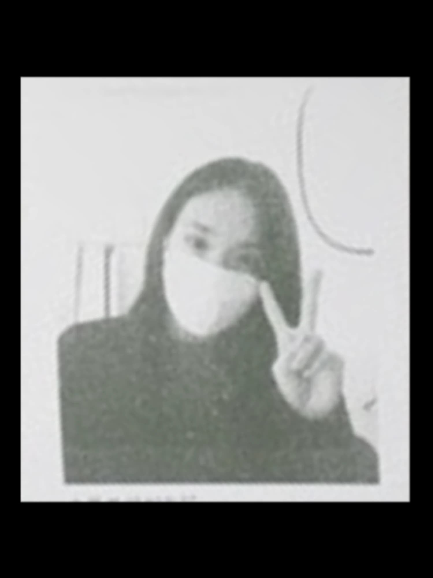Receipt selfie photo