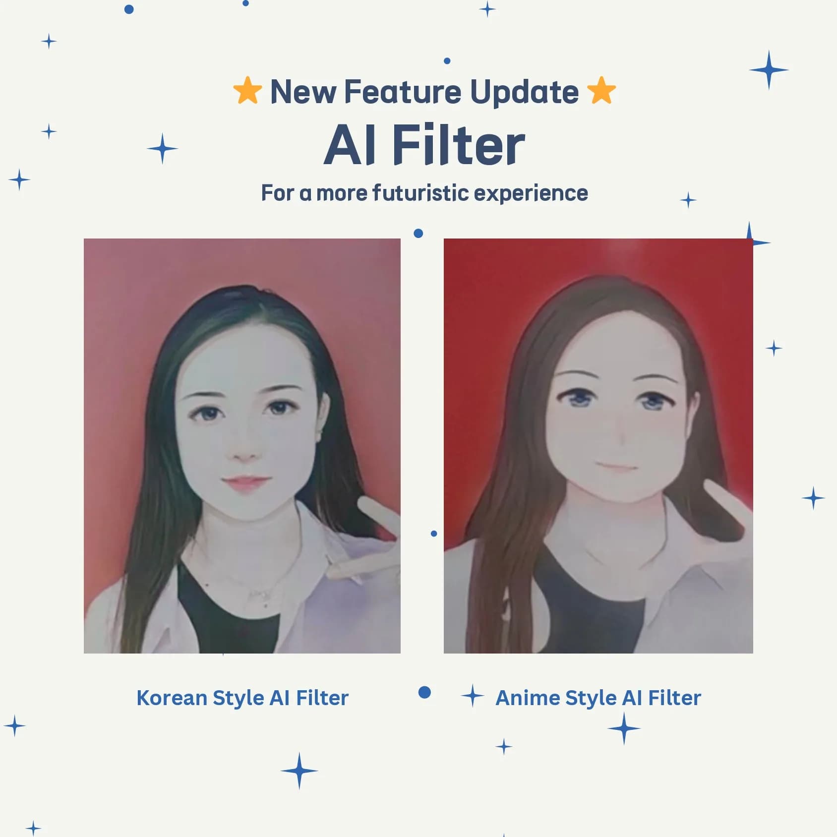 Photo booth AI filter