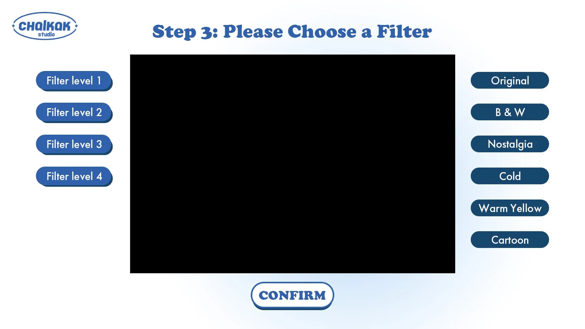 Choose filter screen